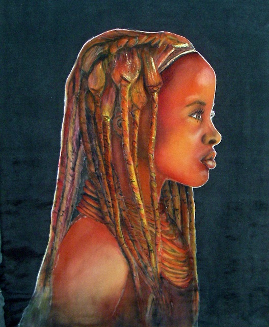Изложба на Оливија Морел во Јавна соба: Африканска жена – портрети на свила