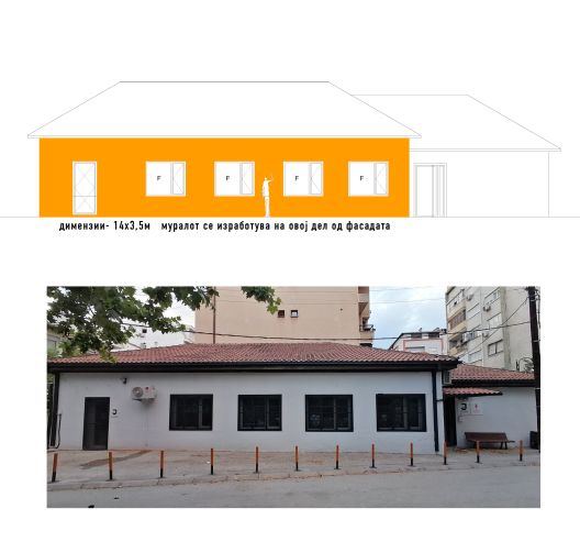 Конкурс за изработка на мурал на фасадата на КСП Центар –Јадро