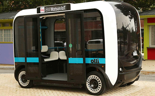 Оли – самоуправувачки 3D минибус кој се создава за само 11 часа
