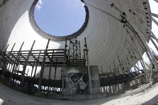  Прв мурал во реакторот на Чернобил