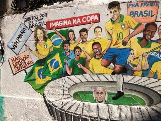 Favela World Cup: Бразилски графити против светското првенство