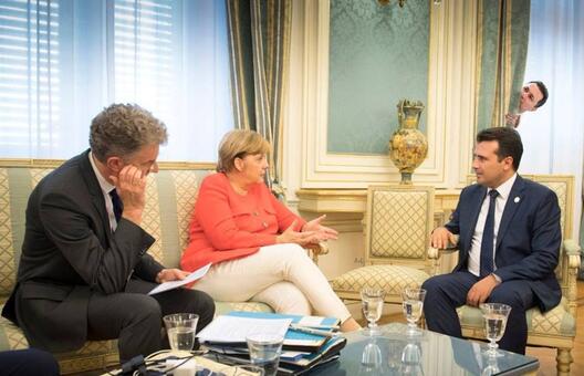 На Kурир, Груевски се сретна со Меркел