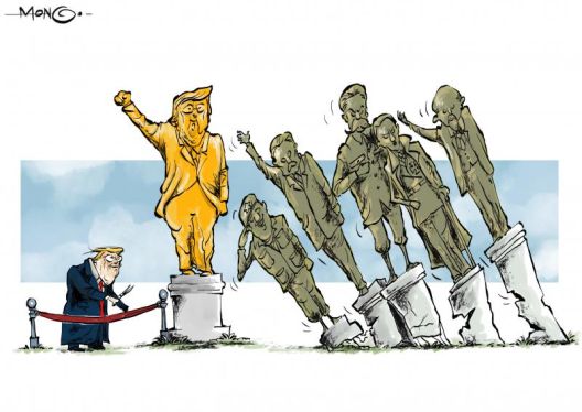 Трамп во бункер Трамп во бункер